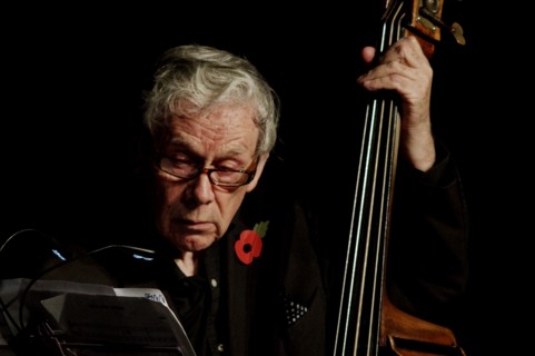 Herbie Flowers, Hawth, Crawley, West Sussex, Nov 2015. Artist: Brian O'Connor.