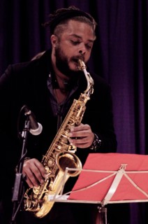 Logan Richardson, Watermill Jazz Club, Dorking, Surrey, Nov 2015. Artist: Brian O'Connor.