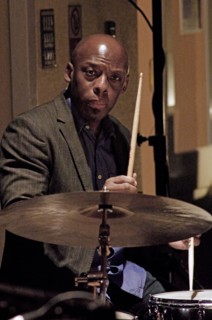 E.J. Strickland, Watermill Jazz Club, Dorking, Surrey, Nov 2015. Artist: Brian O'Connor.