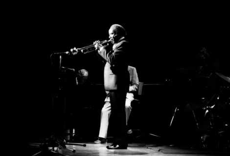 Roy Eldridge, Capital Jazz, Royal Festival Hall, London, July 1985.   Artist: Brian O'Connor.
