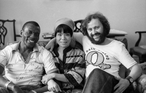 Stan Britt and Elvin Jones, London, 1977. Artist: Brian O'Connor.