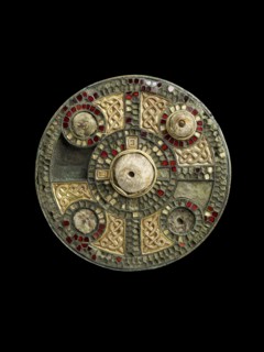 Disc brooch, Anglo-Saxon Period (400-1066). Artist: Unknown.