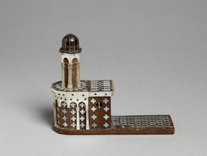 Brown wood model of the Holy Sepulchre, c17th century. Artist: Unknown.
