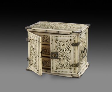 Ivory cabinet, late 17th century. Artist: Unknown.