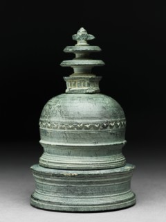 Base of a reliquary in the form of a stupa, 1st century. Artist: Unknown.