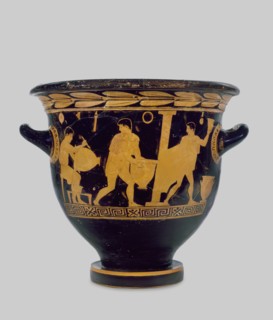 Attic red-figure bell-crater, 430-425 BC. Artist: Komaris Painter.
