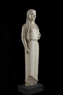 ?Peplos? Kore, from Athenian Acropolis, 540-520 BC. Artist: Unknown.