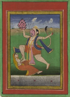Hanuman, the monkey god, early 20th century. Artist: Unknown.