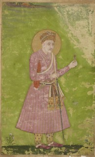 Portrait of a man in a pink jama, c1620. Artist: Unknown.