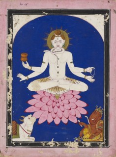 Shiva as a yogin, 19th century. Artist: Unknown.