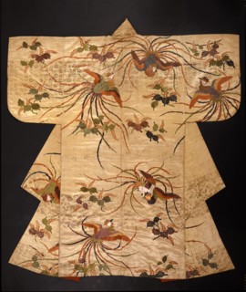 Nuihaku No robe with phoenixes and branches, 18th century. Artist: Unknown.