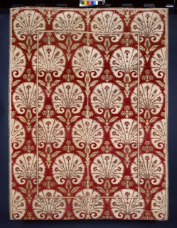 Ottoman velvet with carnations, c1600. Artist: Unknown.