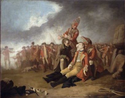 The Death of General Wolfe, 1763. Artist: Edward Penny.