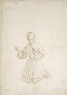 Kneeling Figure of a Youth, c1503. Artist: Raphael.