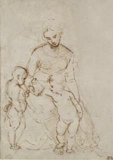 The Virgin and Child with St John, early 16th century. Artist: Raphael.