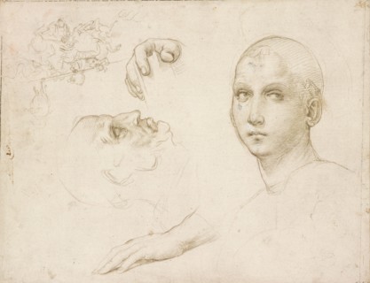 Studies for the Trinity of San Severo, early 16th century. Artist: Raphael.