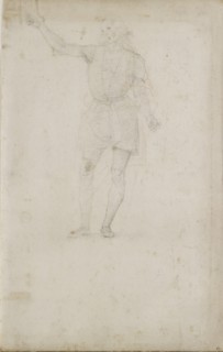 Study for a St John the Baptist. Verso: An Eye, late 15th-early 16th century. Artist: Perugino.