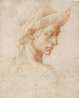 Ideal Head, late 15th-early 16th century. Artist: Michelangelo Buonarroti.