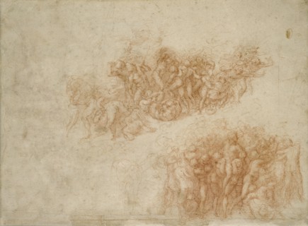 The Worship of the Brazen Serpent, 16th century. Artist: Michelangelo Buonarroti.