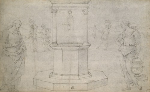 Christ and the Woman of Samaria, late 15th-early 16th century. Artist: Perugino.