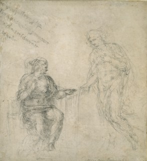 Christ bidding farewell to his Mother after the Resurrection, 16th century. Artist: Michelangelo Buonarroti.