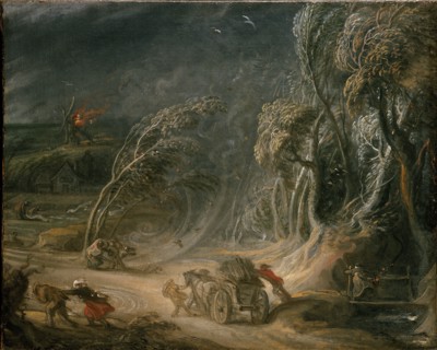Landscape: a Storm, 18th century. Artist: Unknown.