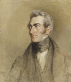 Portrait of Chambers Hall, 1835. Creator: John Linnell the Elder.