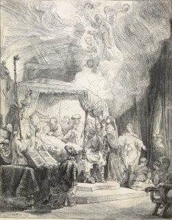The Death of the Virgin, 1639. Artist: Rembrandt Harmensz van Rijn.