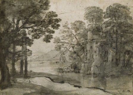 Watermill among Trees, c1635-1638. Artist: Claude Lorrain.