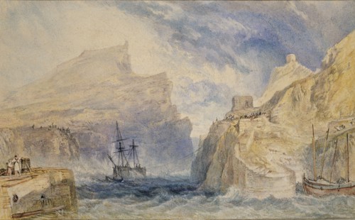 Boscastle, Cornwall, c1824. Artist: JMW Turner.