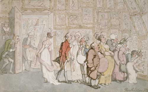 The Portrait Painter's Ante-room, 1809. Artist: Thomas Rowlandson.