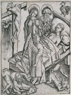 Consolation through confidence, c1460s.  Artist: Master ES.