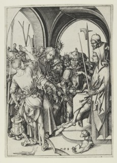 Christ before Annas, late 15th century. Artist: Martin Schongauer.