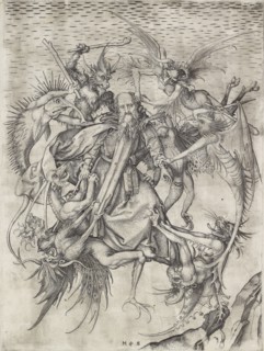 The Tribulations of St Anthony, late 15th century. Artist: Martin Schongauer.