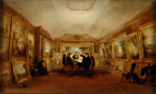 Turner's Body lying in State, 29 December 1851, post 1851. Artist: George Jones.