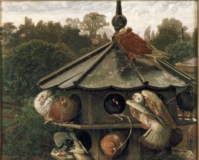 The Festival of St Swithin (The Dovecot), 1865-1866. Artist: William Holman Hunt.