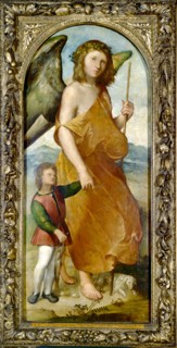 Tobias and the Angel, early 1520s. Artist: Altobello Melone.