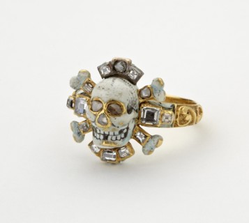 Memento mori ring, 17th century. Artist: Unknown.