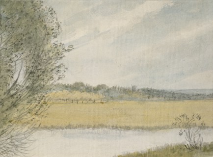 Christ Church Meadows, 18th century. Artist: John Baptist Malchair.