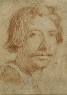 Self-portrait, c1630s. Artist: Gian Lorenzo Bernini.