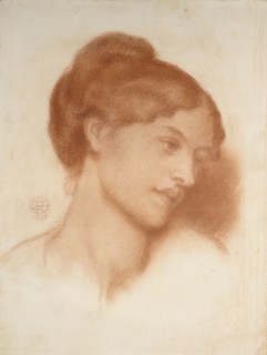 Portrait of Mrs Murray Marks, 1868. Artist: Dante Gabriel Rossetti.