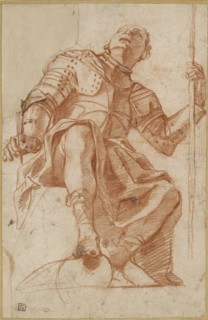 Study for a Knight of Malta, mid 17th century. Artist: Mattia Preti.