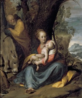 The Rest on the Flight into Egypt, c1598-1600. Artist: Giovanni Battista Crespi.