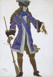 Design for the Count's Costume in Act III of 'The Sleeping Princess', 1922. Artist: Leon Bakst.