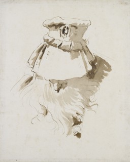 Head of a bearded Man, mid 18th century. Artist: Giovanni Battista Tiepolo.
