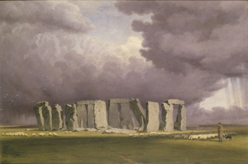 Stonehenge: Stormy Day, 1846. Artist: William Turner.