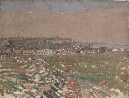 Dieppe from the West, 1910-1911. Artist: Harold Gilman.