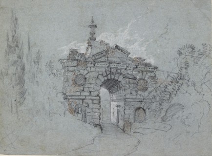 The Ruined Arch at Kew, c1760s. Artist: Richard Wilson.