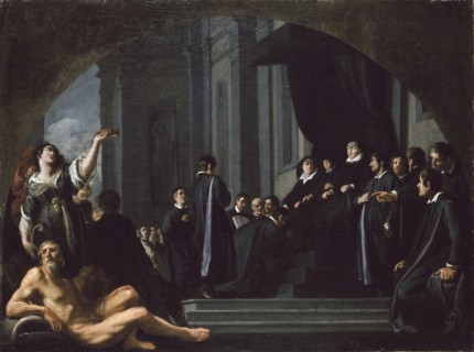 The Senators of Florence swearing Allegiance to Ferdinando II de' Medici, 1621-1626. Artist: Justus Sustermans.