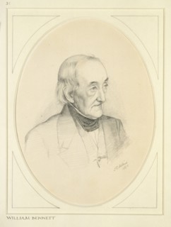 Portrait of William Bennett, 1850. Artist: John Everett Millais.
